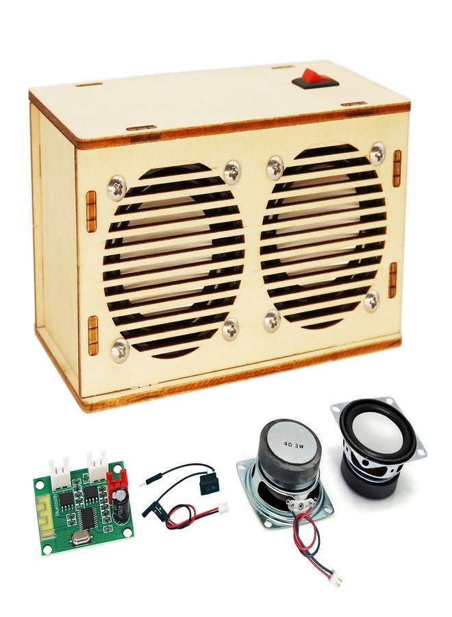 SCAEMO DIY Bluetooth Speaker Kit, Stem Projects for Kids Ages 8-12, Science STEM Kits for Kids Ages 10-12-14-16, Gifts for 9 10 11 12 13 14 15 16 Year Old Boys Teens (Wood) - Image 1